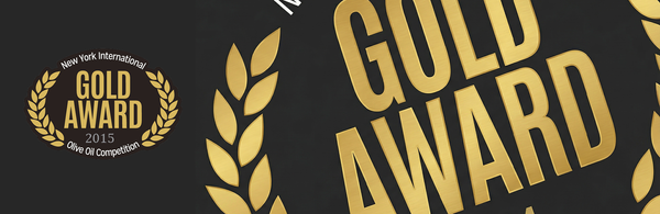 AOVE “Blue Sapphire” GOLD AWARD BEST OLIVE OILS NEW YORK – USA 2015