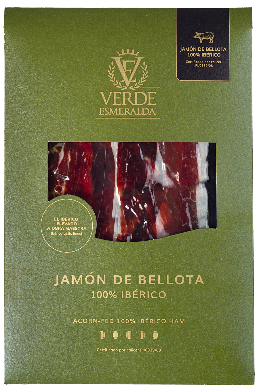 Jamón loncheado de bellota 100% Ibérico